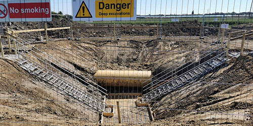 All excavation, Civil work by Tru-flow